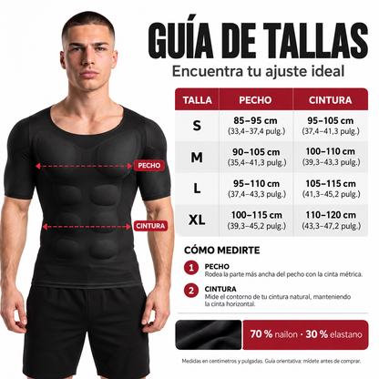 Camiseta acolchada
